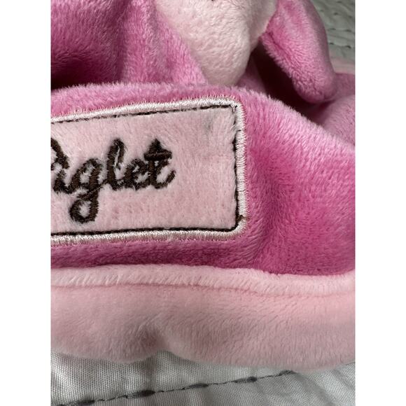 Disney Winnie The Pooh Piglet Pink Baby Security Blanket Lovey Lovie Plush - Picture 2 of 7